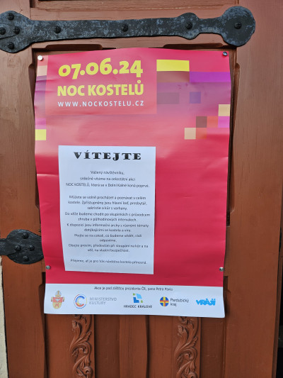 Prohlídka kostela - vstupní uvítání / Autor fotografie: Tomáš Novák