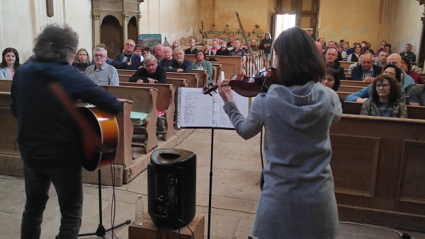 Noc kostelů 2024 / Koncert Milana Kučery a Štěpánky Furkové / Autor fotografie: Vladislav Krátký