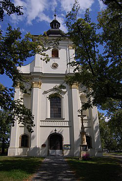 Prostějov-Vrahovice, kostel sv. Bartoloměje