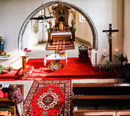 kostel Narození sv. Jana Křtitele, Klapý / Autor fotografie: Jan Barek