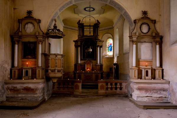 Děkov, kostel Narození sv. Jana Křtitele