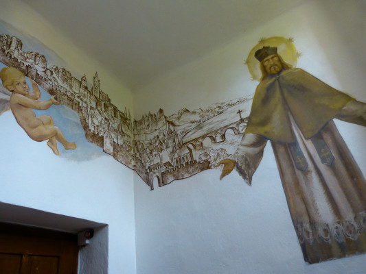 Sv. Jan Nepomucký a Praha -zpovění místnost / Autor fotografie: Lenka Dragúňová