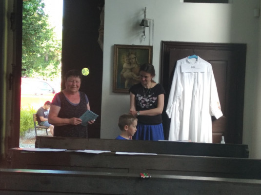 Lahošť, kaple Panny Marie