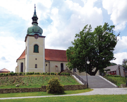 Jiřetín pod Jedlovou - kostel Nejsvětější Trojice