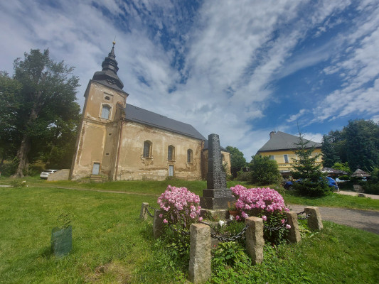 Kostel sv. arch. Michaela v Blatně / Autor fotografie: I.Rabasová Houfová