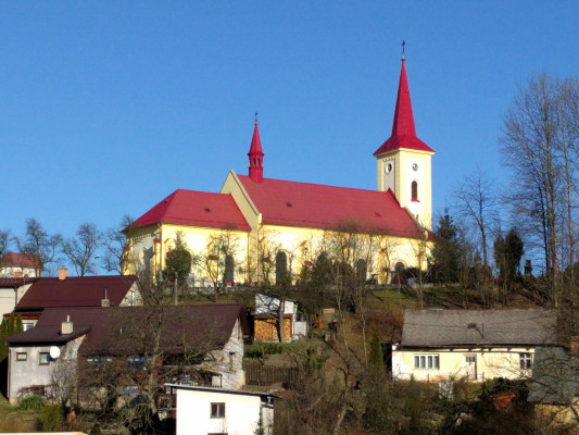 kostel svatého Václava v Lubině