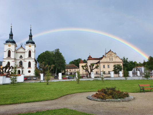 Opatský kostel Narození Panny Marie v Želivě