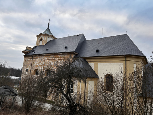 Manětín, kostel sv. Barbory