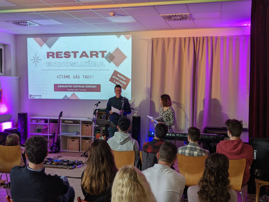 Nedělní bohoslužba RESTART / Autor fotografie: Lukáš Krizko