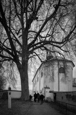 Hřbitovní kostel v Olešnici