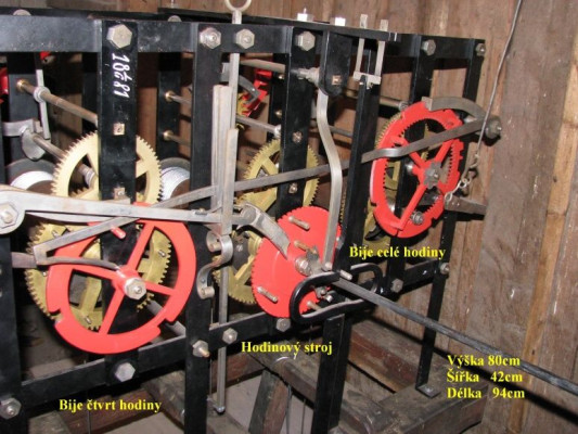 Hodinový stroj. Díky němu a každodennímu natahován / Autor fotografie: Ladislav Tomek