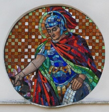 mozaika sv. Floriána / Autor fotografie: Mons. František Koutný