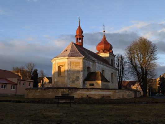 Blatno, kostel sv. Michaela Archanděla