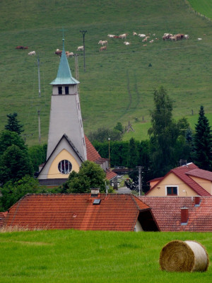 Kostel nanebevzetí panny marie / Foto kostela a okolí / Autor fotografie: neznámý
