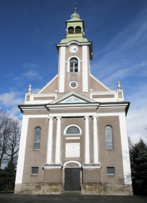 Bystřice, evangelický toleranční kostel 
