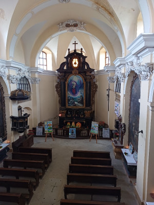 Velemín-Milešov, kostel sv. Antonína Paduánského