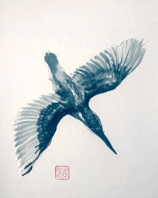 tušová kresba 2 / Autor fotografie: Helga Hrabincová