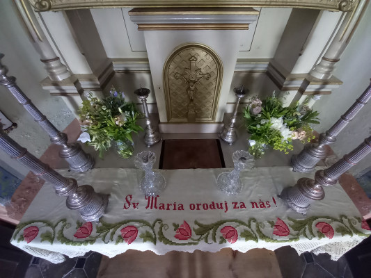 Škvořetice, kaple Panny Marie Bolestné