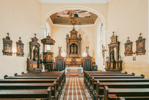 Interiér kostela / Autor fotografie: Petr Polák