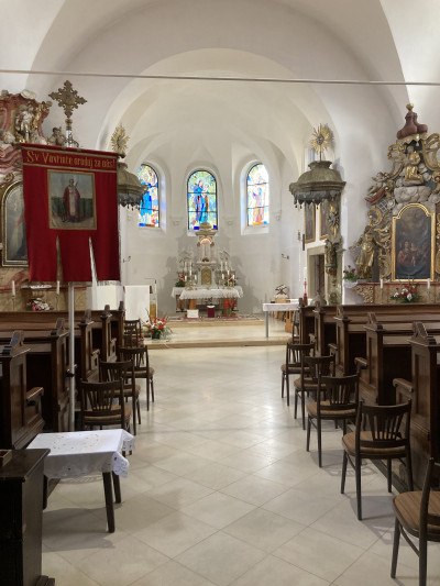 Drnovice u Vyškova, kostel sv. Vavřince