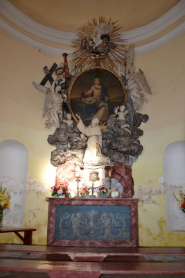 Kaple sv. Antonína Paduánského / Interiér