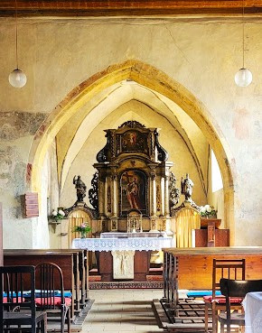 Kostel sv. Vavřince - interiér / Autor fotografie: M. Poloprutská