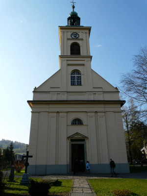 Ev. kostel v Komorní Lhotce