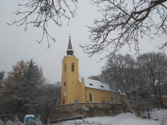 Luková - kostel - zimní pohled / Autor fotografie: Václav Vítovec