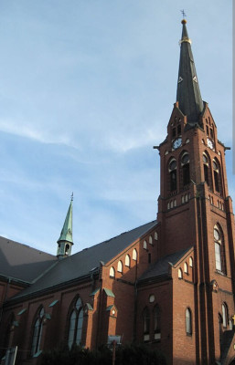 Kobeřice, kostel Nanebevzetí Panny Marie