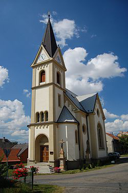 Prostějov-Držovice, kostel sv. Floriána / Prostějov-Držovice, kostel sv. Floriána