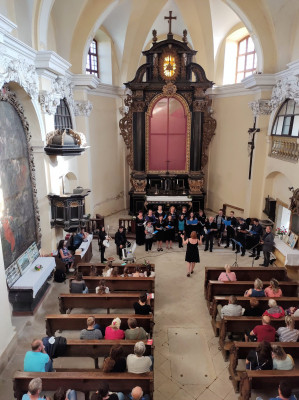 Velemín-Milešov, kostel sv. Antonína Paduánského