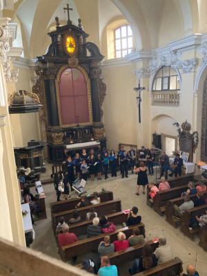 Velemín-Milešov, kostel sv. Antonína Paduánského