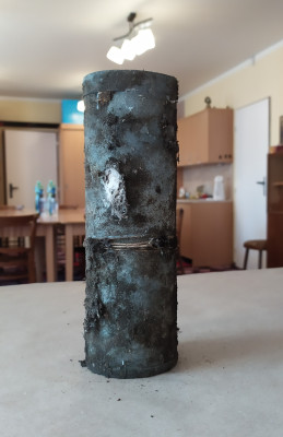 Nalezená schránka se vzkazem z věže kostela  / Autor fotografie: Tomáš Huďa