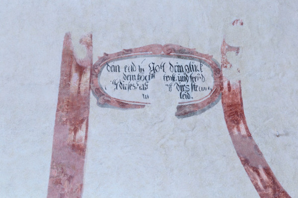 KOstel sv. Jakuba / Interiér - fresky