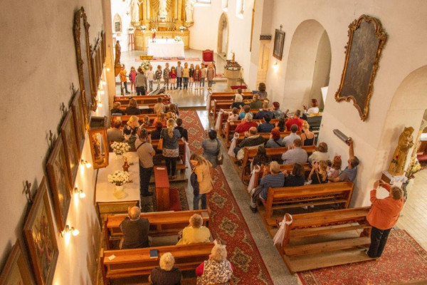 Olbramkostel, kostel Nanebevzetí Panny Marie