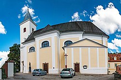 Černá Hora, kostel sv. Vavřince