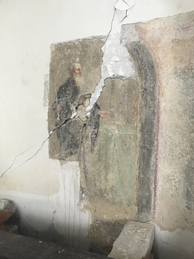 kaple sv. Václava - fresková malba - 2 / fresková malba - 2