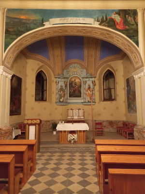 Kostel sv. Kateřiny Kelč / Pohled k oltáři / Autor fotografie: Martin Mikulenka