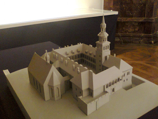 Model renesančního zámku s kostelem sv. Jakuba / Autor fotografie: Milan Vavro