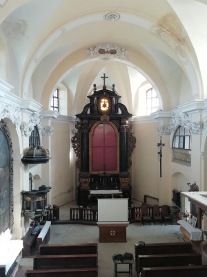 Velemín-Milešov, kostel sv. Antonína Paduánského