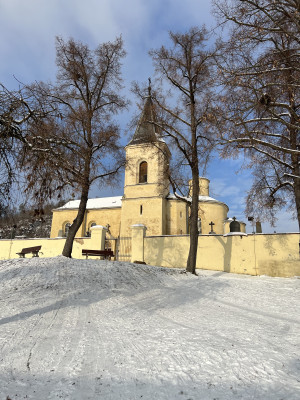 Kostel sv. Martina a Prokopa v zimě / Autor fotografie: Andrea Vodenkova