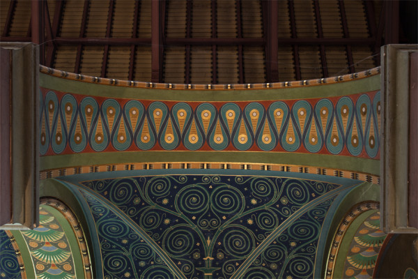 Beuronský ornament / Kostel a klášter sv. Gabriela / Autor fotografie: Archiv Nadačního fondu Malakim