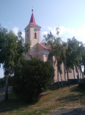 Heršpický kostel / Kostel po opravě věže
