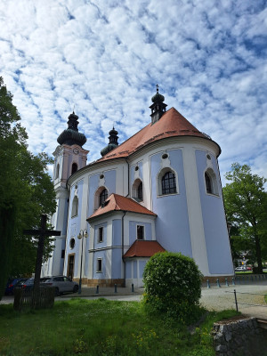 Sloup v Moravském krasu, kostel Panny Marie Bolestné