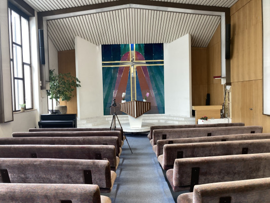 Interiér modlitebny / Autor fotografie: Petr Adame