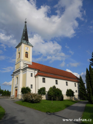 Zubří, kostel sv. Kateřiny Alexandrijské / Autor fotografie: Aleš Měrka
