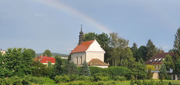 Hřbitovní kostel v Želivě