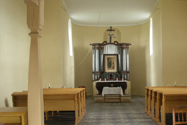 Kostel Božího Těla / Interiér, před rekonstrukcí oltáře / Autor fotografie: Veronika Olšovcová