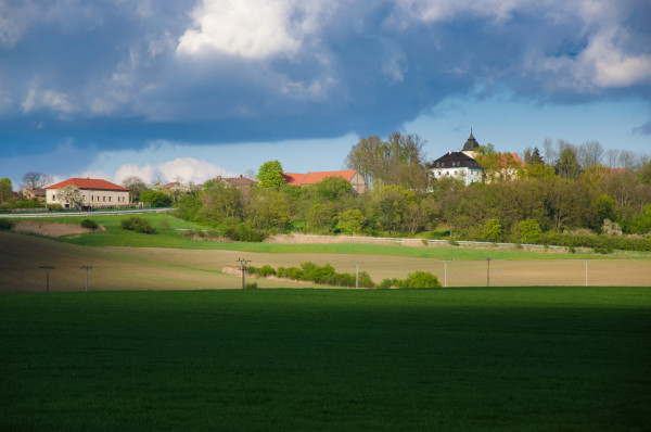 pohled_na_vysoke_chvojno_od_poli_na_podbranovskem / Autor fotografie: Miroslava Scharfnerová