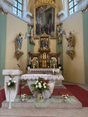 Těšetice, kostel sv. Petra a Pavla